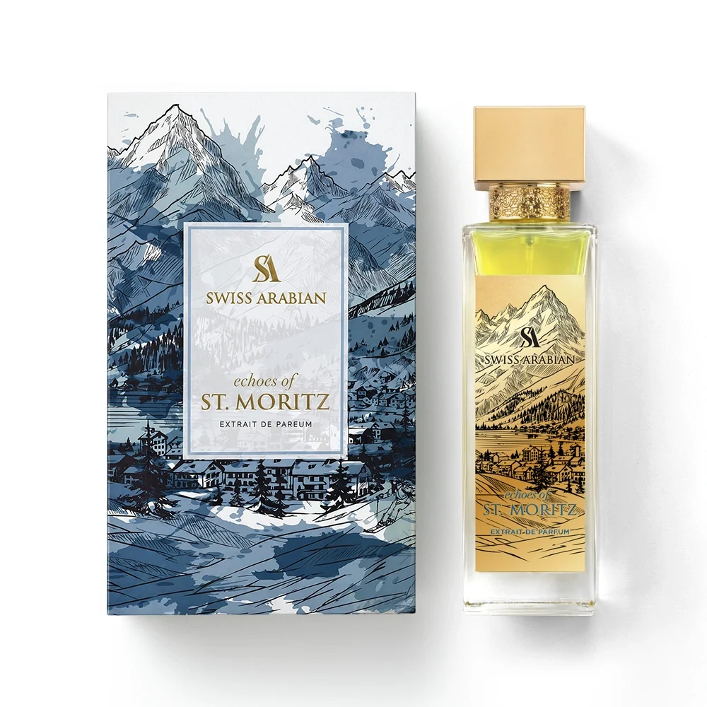 SWISS ARABIAN ECHOES OF ST. MORITZ EXTRAIT DE PARFUM 3.4 oz