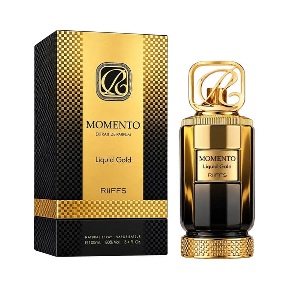 RIFFS MOMENTO LIQUID GOLD EXTRAIT DE PARFUM 3.4 oz