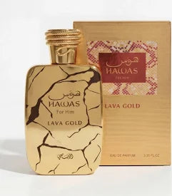 RASASI HAWAS LAVA GOLD EDP 3.4 OZ